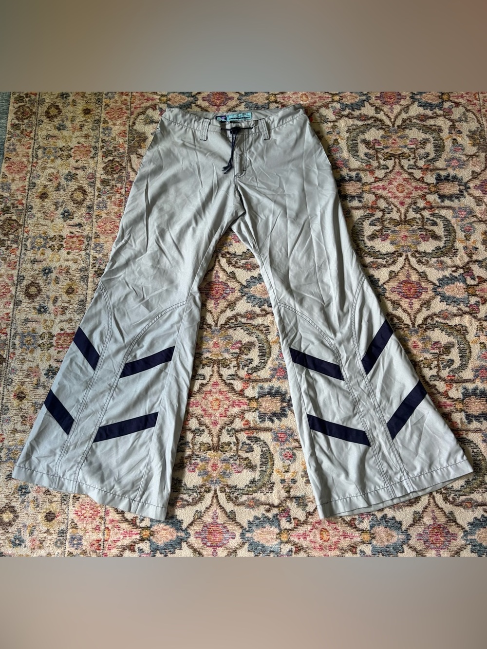 Y2K Kik Girl / Kikwear Wide Leg Rave Pants